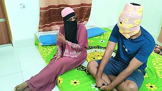 Bangla Clear Fucking My Stepsister's Hot Hijab Friend with Big Ass in My Room