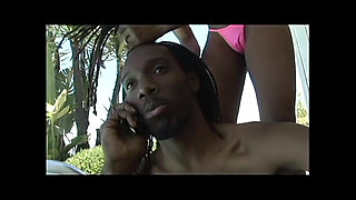 Young Black Girl with Nice Tits Fucked and Cumshot on Face by Monster Black Cock