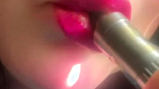 Smoking Hot Pink Seductive Lips & Slow Motion Vapor Bliss