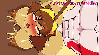 A cute naughty kitten assists her friends in reducing stress