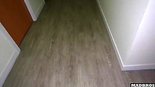 French Arab Amateur with Big Ass Gets Rough Anal by Friends for Job