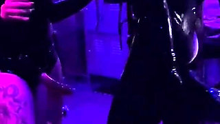 Fucking the suspended slave