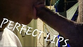 Perfect Lips Made Him Bust a Hard Nut! From Her Sloppily Deepthroating His Dick