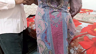 Lonely Desi Daughter-in-Law Fucks Father-in-Law Hardcore Doggy Style Cumshot