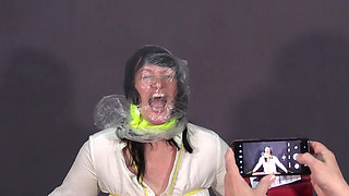 Bondage with Breath Restriction Using Bags