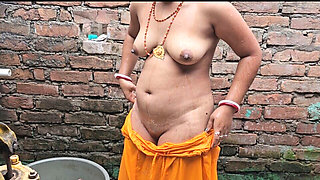 sneaky Moments Spent in the Bathroom in the Light Rain of the Morning