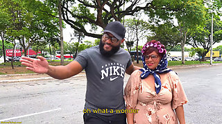 Fat Redhead Mature Ass Stretched in Driving Bus