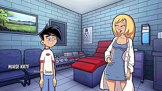 Getting a handjob from Kate in Amity Park