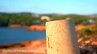 Mila Amore & Alissa Foxy Public