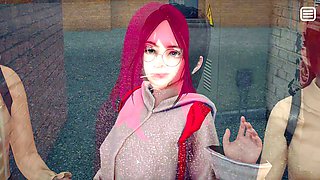 Petits seins, hot japanese bus, visual hentai