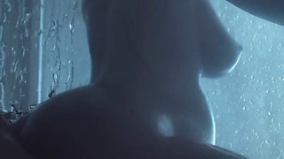 Pregnant Widowmaker Getting Her Tight Purple Pussy Fucked From Behind & Creampied