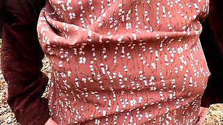 Busty Outdoor BDSM: Naked Submissive Punished in Forest