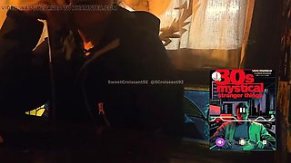 French Wife Has Risky Orgasm at Bar While Waiter Watches - Remote Vibrator Tease