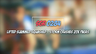 Sgr0284 Lifted Slammed Squashed - Storm Crushes Zoe Page