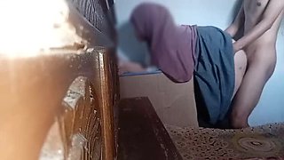 Indonesian Hijab Teen Sister in Law Tight Pussy Creampie Homemade Sex