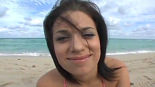 Hot Mia moans in pleasure as a huge cock fucks her pierced pussy