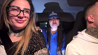 Frenstista Accepted to Give Her Pussy and Got Into the Car When She Took off Her Blouse We Were Surprised and When She Put Her T