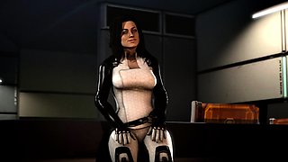 Foxy 3D Superwoman bounces up and down on a cock