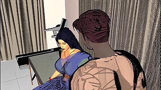 Horny Desi Indian Pakistani Bhabhi Fucked Hard by Muscular Man Secret Home Sex