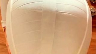 Amateur Jasmin stripping panties and masturbating