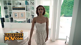 Hot and heavy POV anal with your new bride Veronica Leal