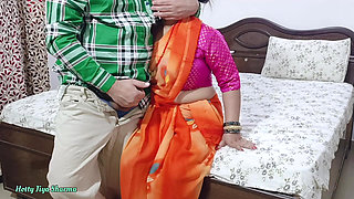 Desi Bhabhi Was Washing Utensils in the Kitchen When Her Brother-in-law Took Her From Behind