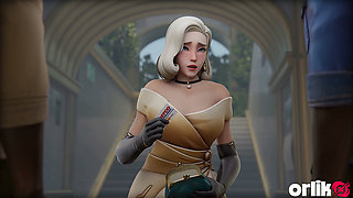 Mercy Out of Cash Services Two Bbcs - 3D Overwatch Interracial Porn