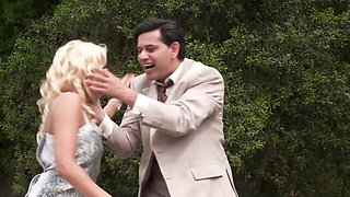 Unapproachable Amber Rayne and Hannah West's group movie