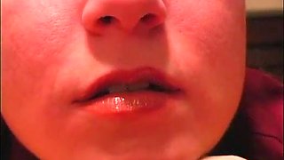 Eighteen Anna Belle finishes off two times with a fuck stick and strokes off her dad