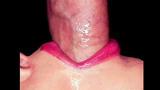 Cum loving slut quenches her thirst by swallowing hot load