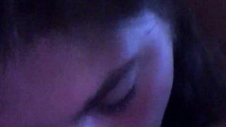 Amateur brunette teen does toy anal on her webcam