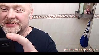 Russian Porn Star Aimee Hot MILF: Mature Cocksucker in the Shower...