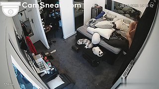 IPCAM - Hot body milf roaming naked in bedroom