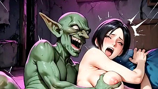 Valentina Babe Is a Slut Who Cheats on Her Impotent Husband with Beggars and Aliens, Animation Hentai Waifu