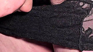 Rubbing Clitoris with a Fat Black Penis - Brings Her to an Explosive Orgasm