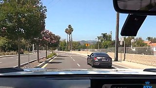 Gorgeous bikini blonde outdoor quickie