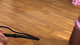 Dominatrix Mistress April - Ballet whip dance