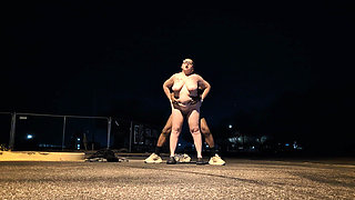 Thick BBW Wife Public Sex on a Chilly Morning! Badblondiemonroe