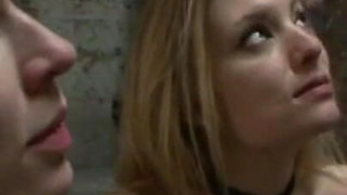 Dominating threesome sucking