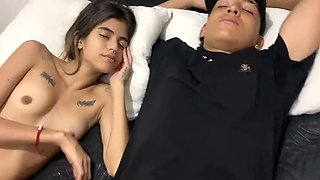 Young Stepsister Wakes Up Horny and Fucks Stepbrother in POV Creampie