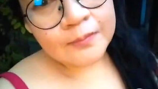 Sexy Naughty Wife Show Her Beautiful Ass and Pussy in Jungle
