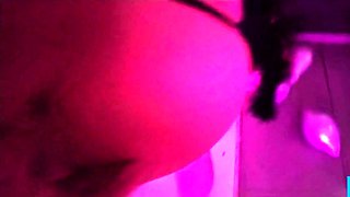 Big-Ass Latina Stripper Takes it in the Ass in VIP