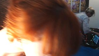 Hentai Redhead Receives Erotic Massage from Stepmom