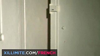 French Girls At Work featuring Athina's handjob porn