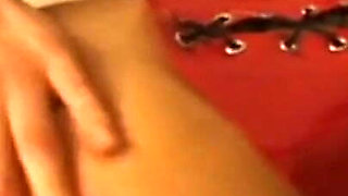 Humiliating whipping and dildo sucking