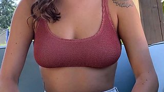Amateur French Teen Outdoor softcore