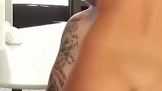 I fuck sexy blonde on the set