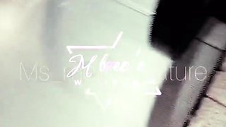 FLASHING HUGE TITS IN PUBLIC (CENCORED) - @MSBREEWC