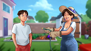 Monster Cock Anon and Big Boobs Diane Gets Each Other Wet Outdoor - Summertime Saga Gameplay