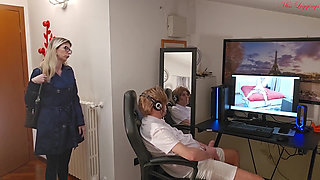 Shocked Stepmom Has No Choice but to Submit to the Wanker Stepson's Indecent Proposal
